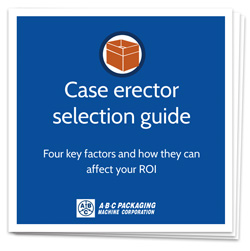 Case Erector Selction Guide graphic