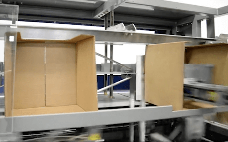 Máquina Armadora de cajas con Adhesivo Caliente