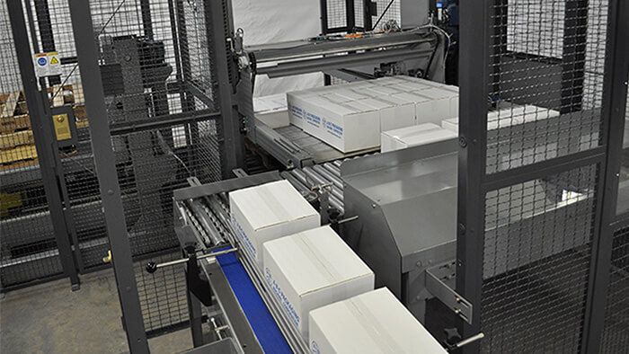 M72AN Compact, Floor Level Palletizer