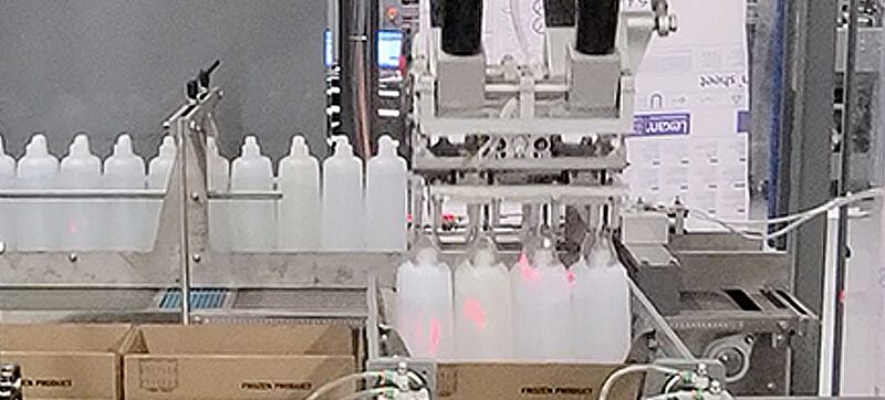 Robot Packing 90 oz. Jugs