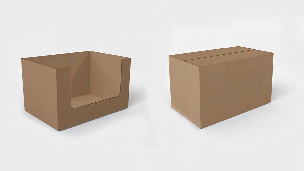 retail ready display tray and RSC case